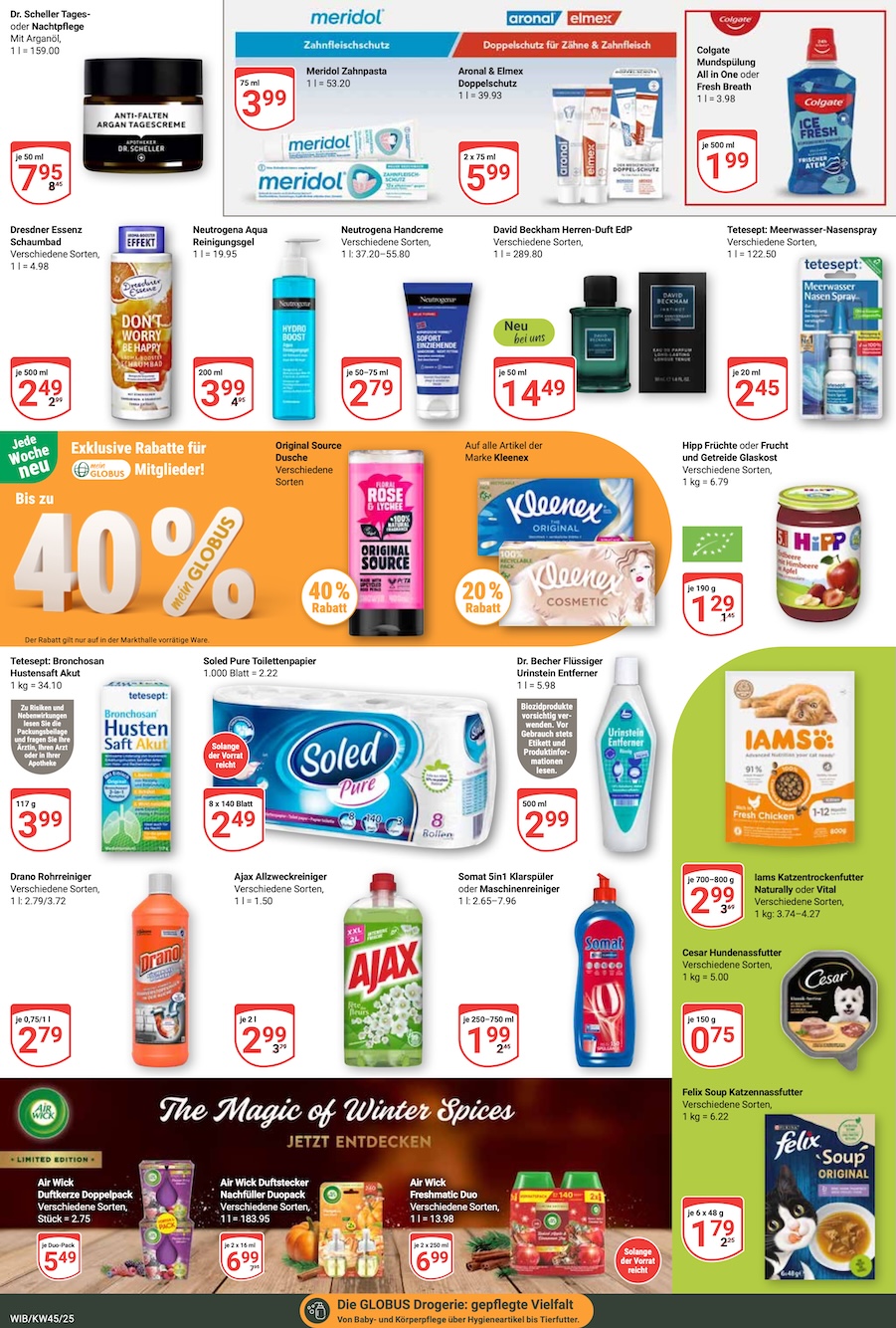 Globus Aktueller Prospekt ab Montag Seite 18