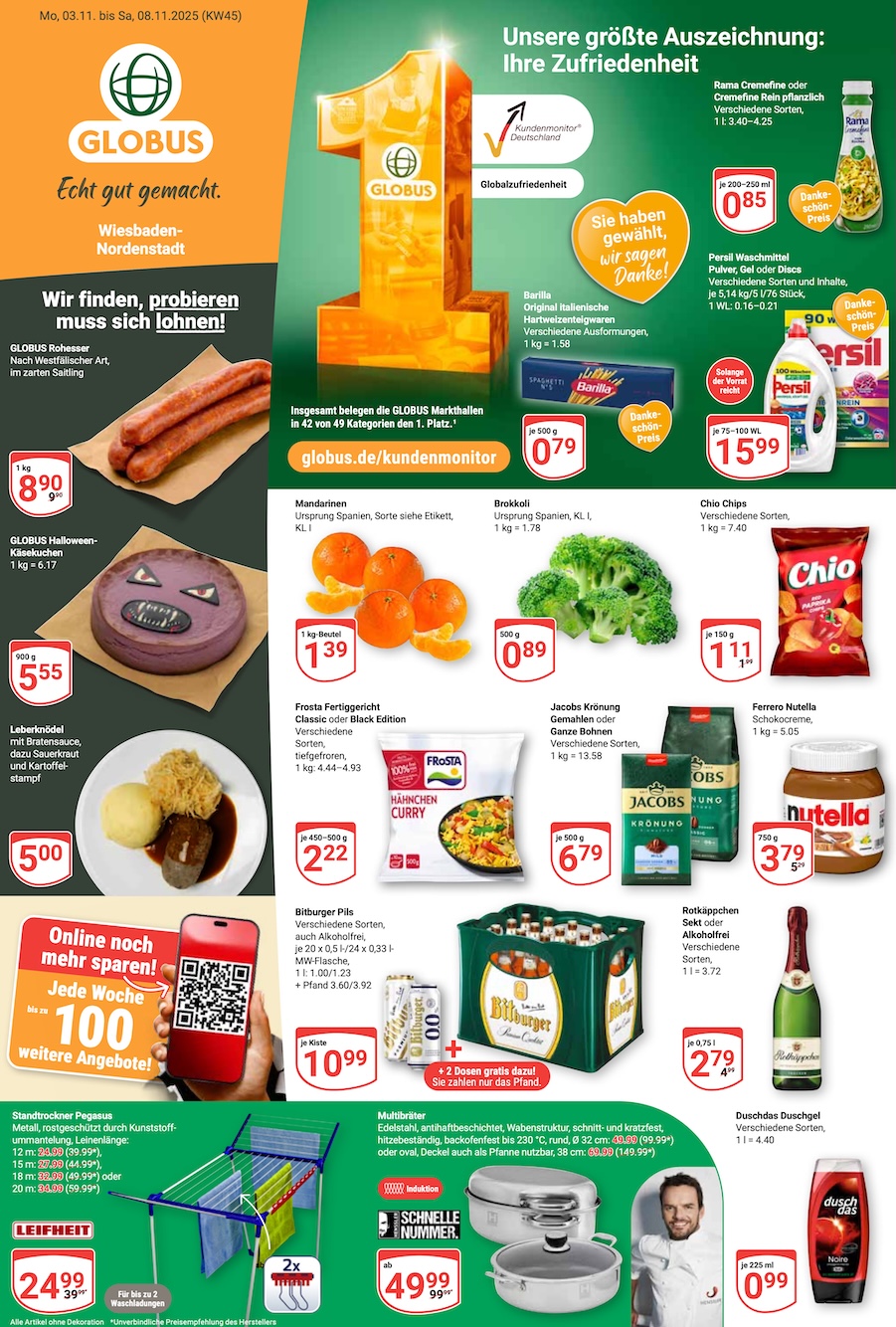 Page 1 of leaflet Aktueller Prospekt ab Montag