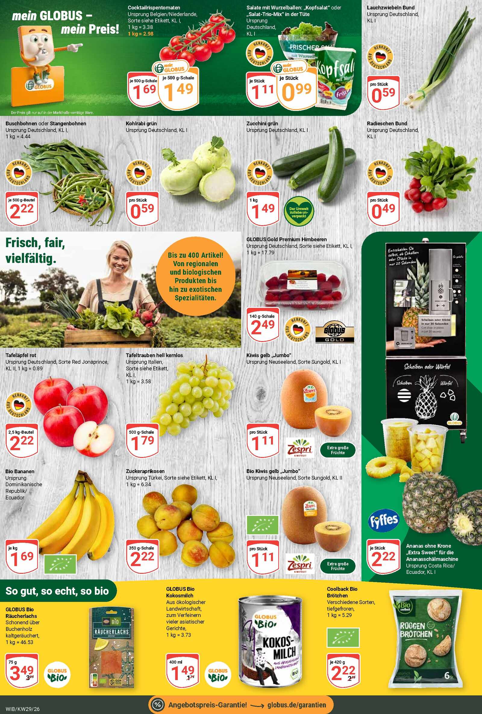 Globus Aktueller Prospekt ab Montag Seite 7