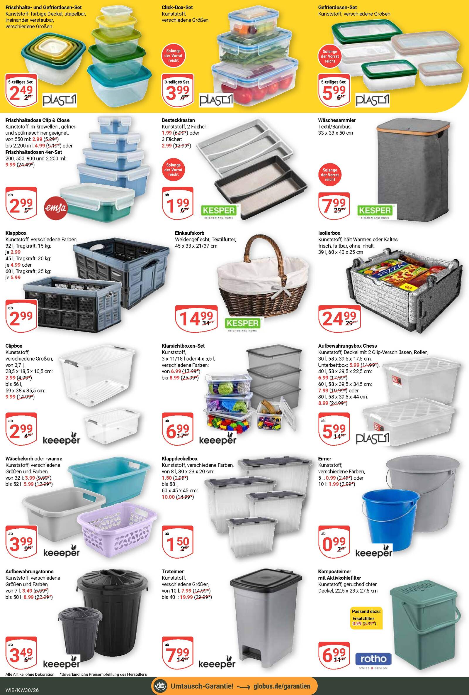 Globus Aktueller Prospekt ab Montag Seite 19