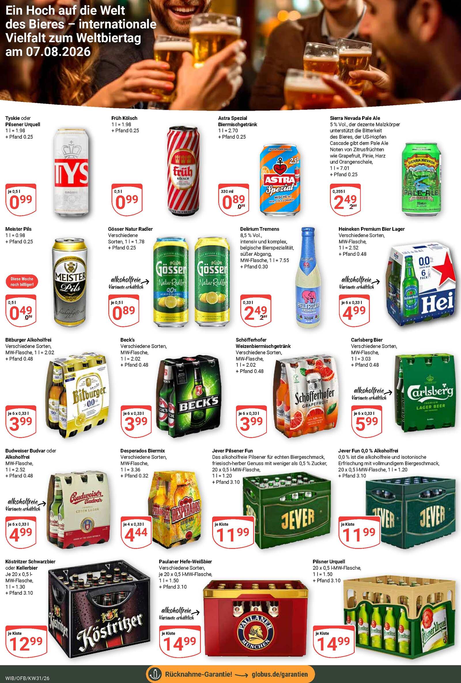 Globus Aktueller Prospekt ab Montag Seite 16