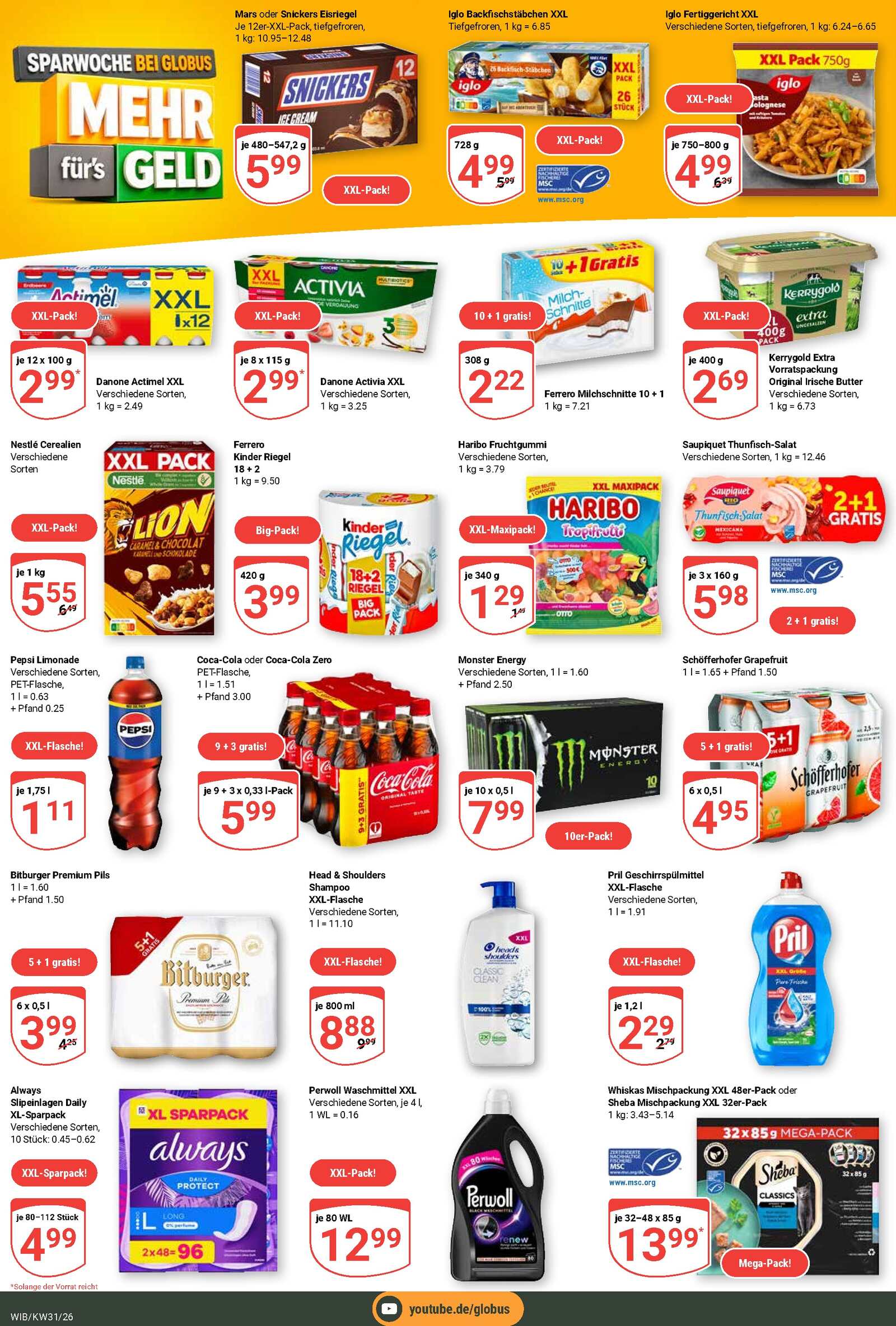 Globus Aktueller Prospekt ab Montag Seite 19