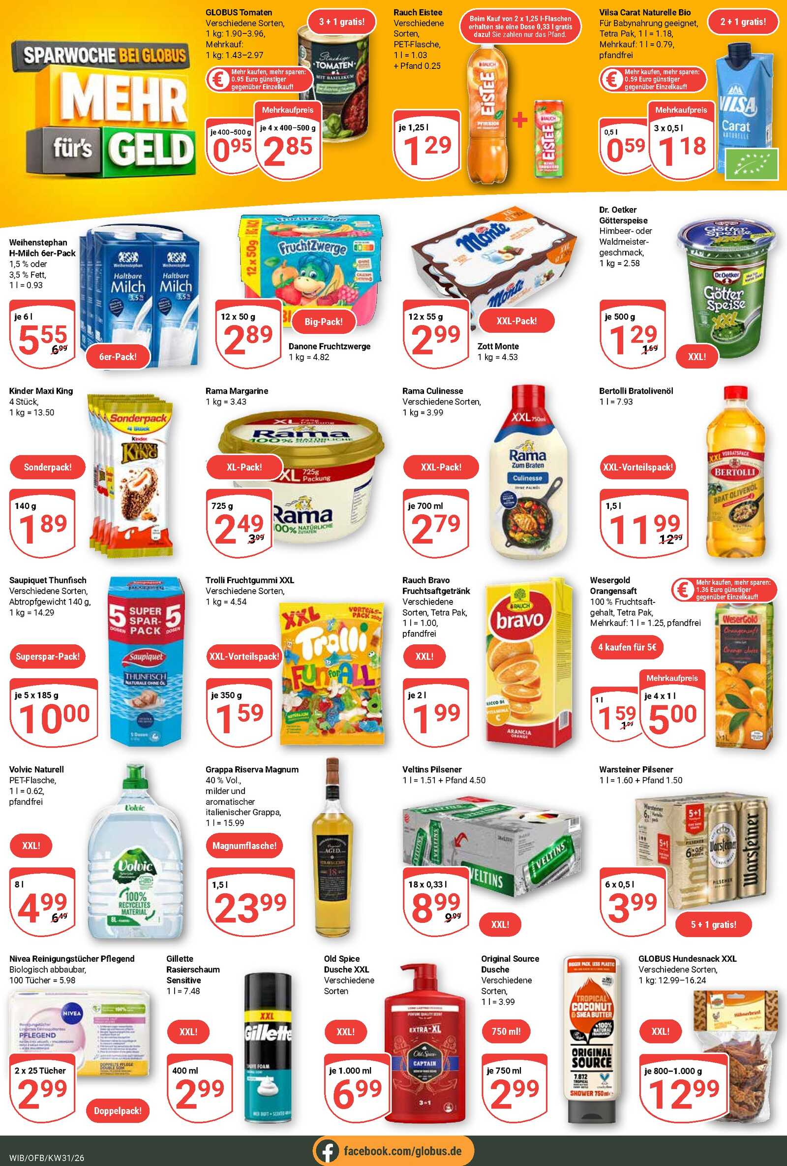 Globus Aktueller Prospekt ab Montag Seite 20