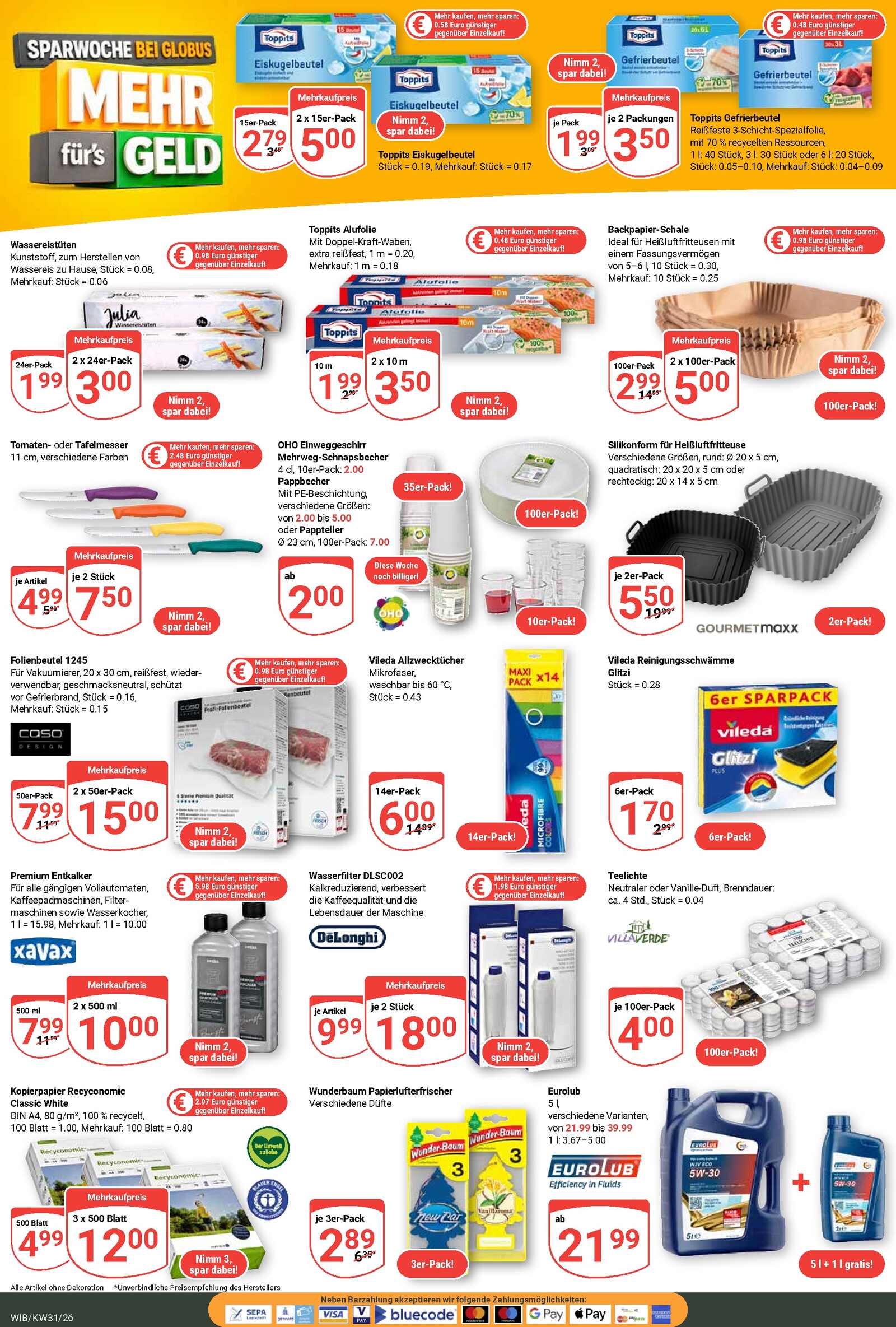 Globus Aktueller Prospekt ab Montag Seite 21