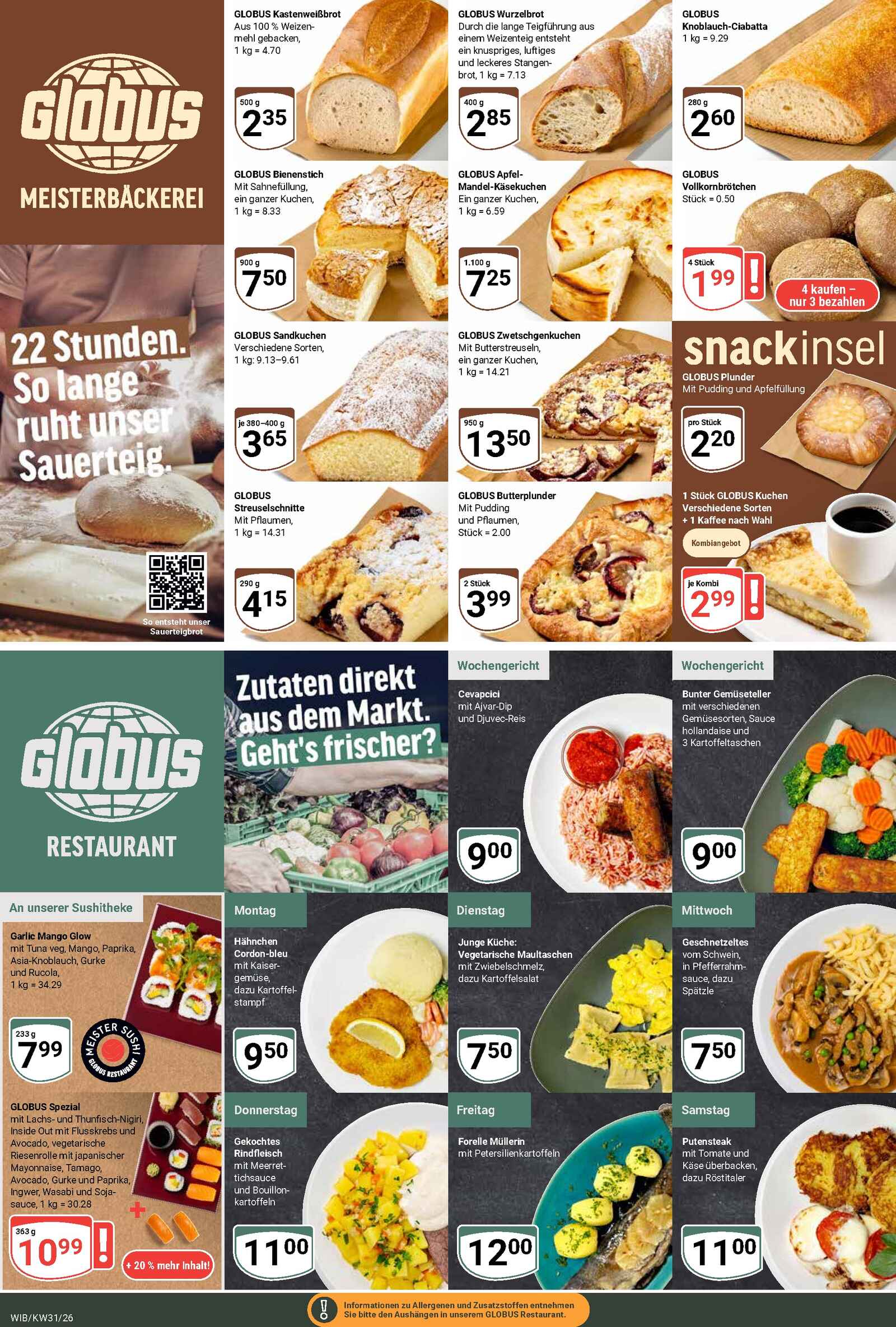 Globus Aktueller Prospekt ab Montag Seite 7