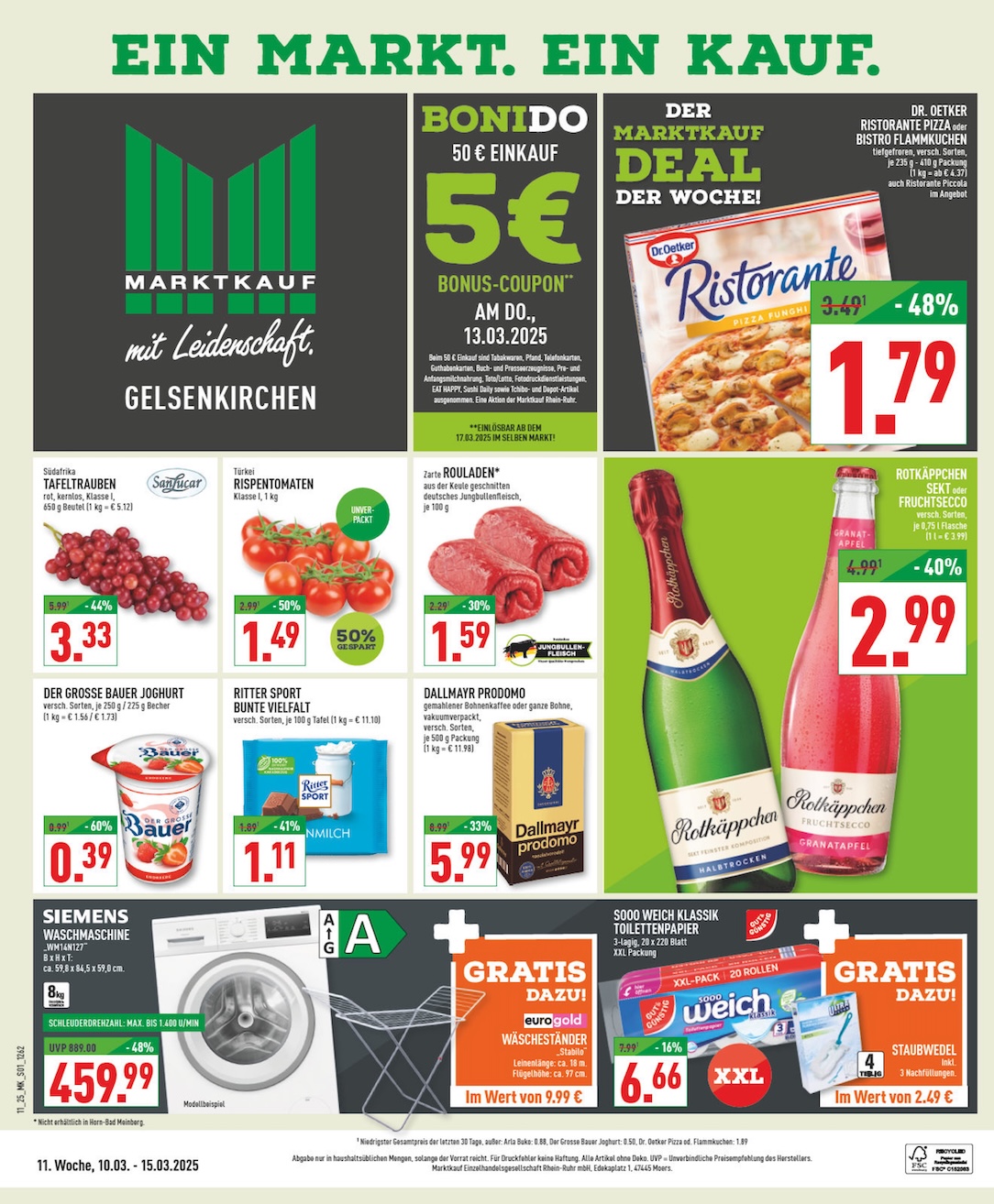 Marktkauf Aktueller Prospekt ab Montag Seite 1