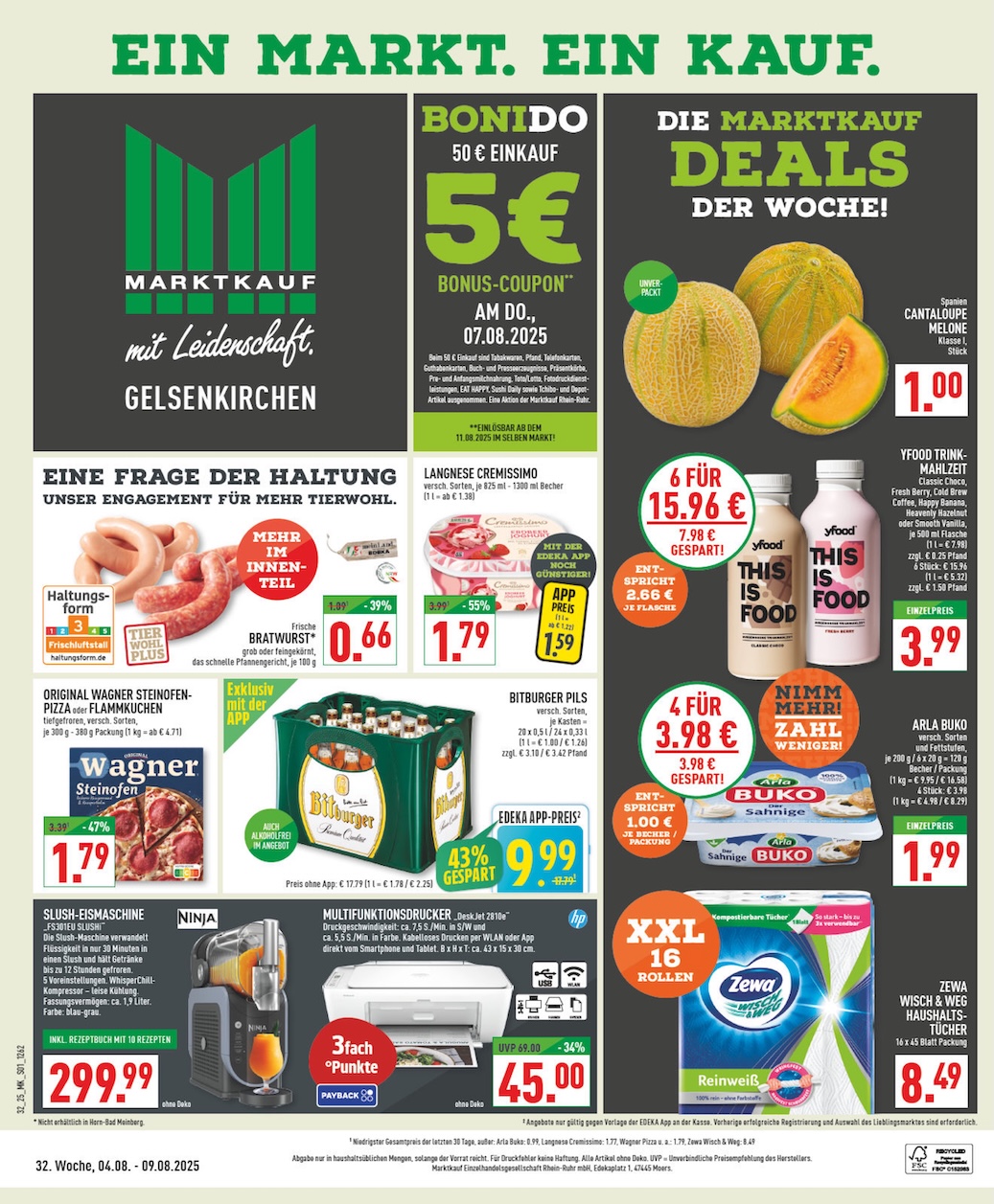Page 1 of leaflet Aktueller Prospekt ab Montag