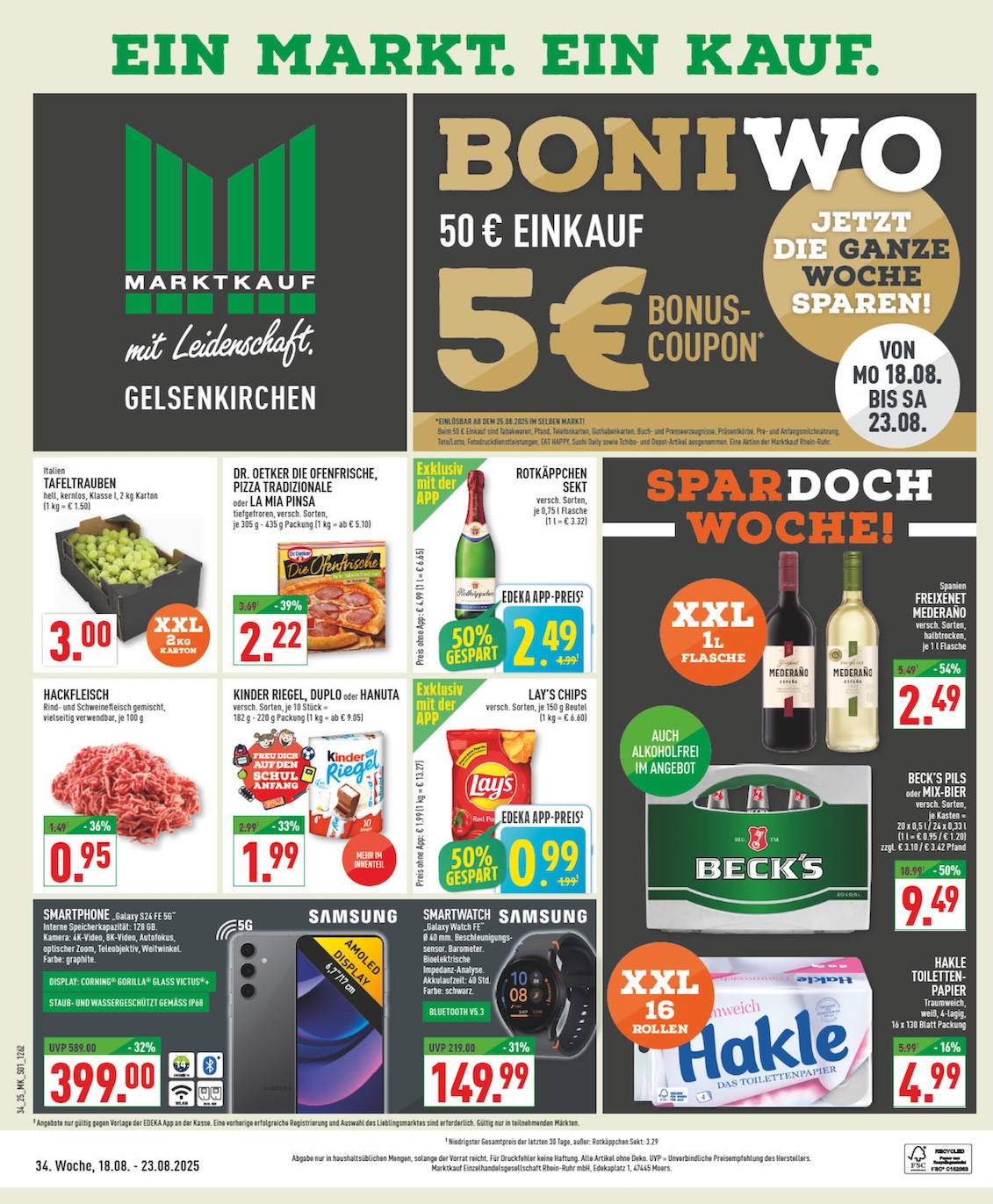 Page 1 of leaflet Aktueller Prospekt ab Montag