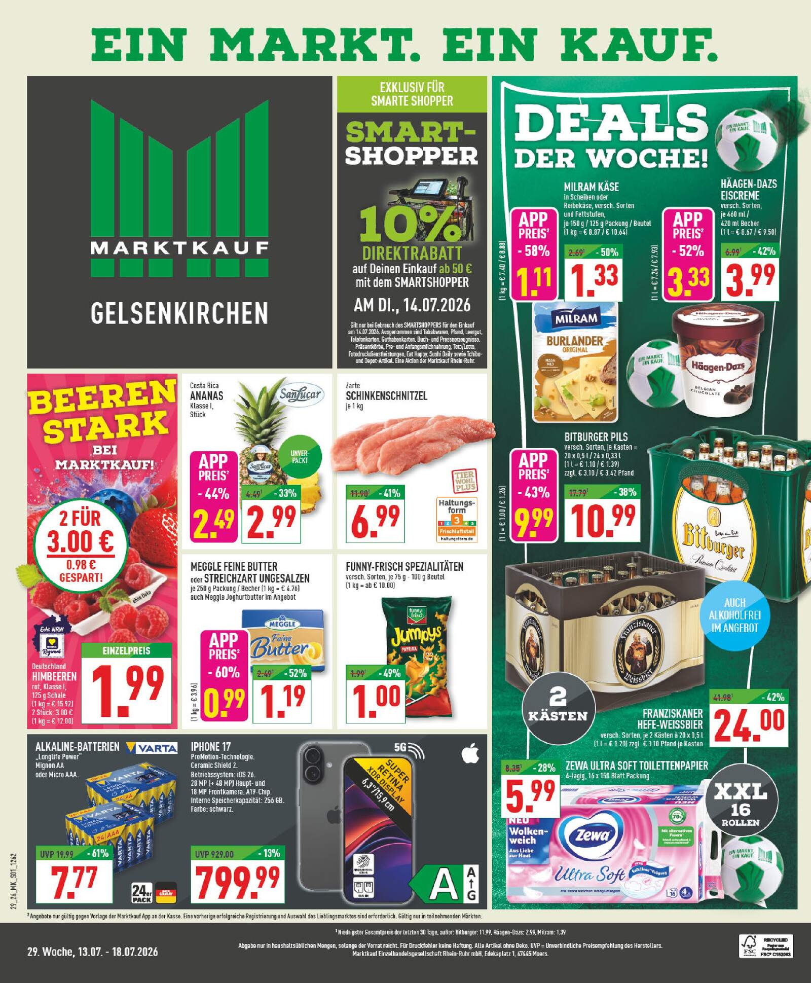 Marktkauf Aktueller Prospekt ab Montag Seite 1