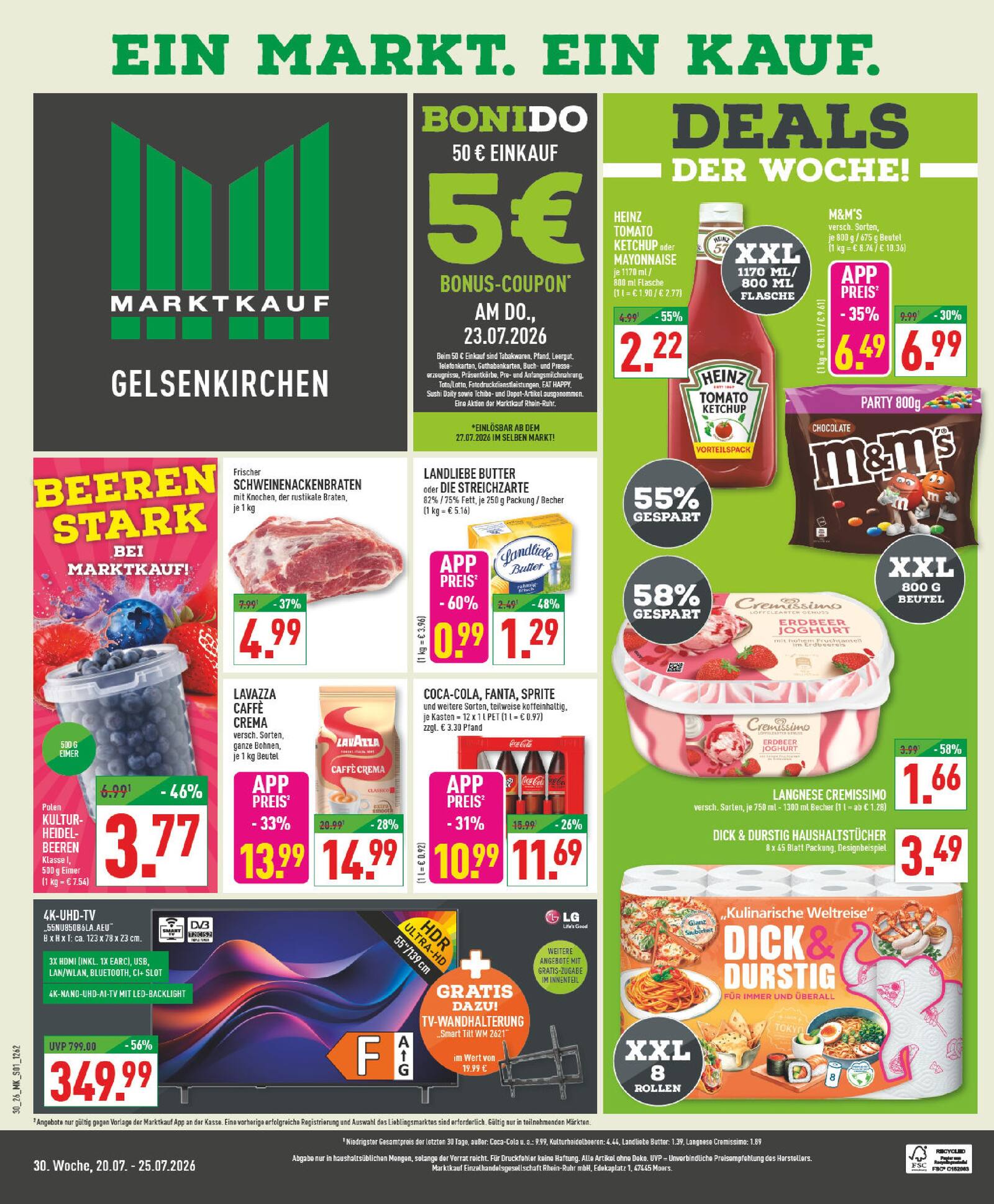 Marktkauf Aktueller Prospekt ab Montag Seite 1