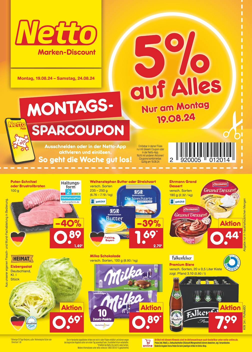 NETTO Prospekt ab Montag 07.10.2024 nächste Woche Angebote zum blättern