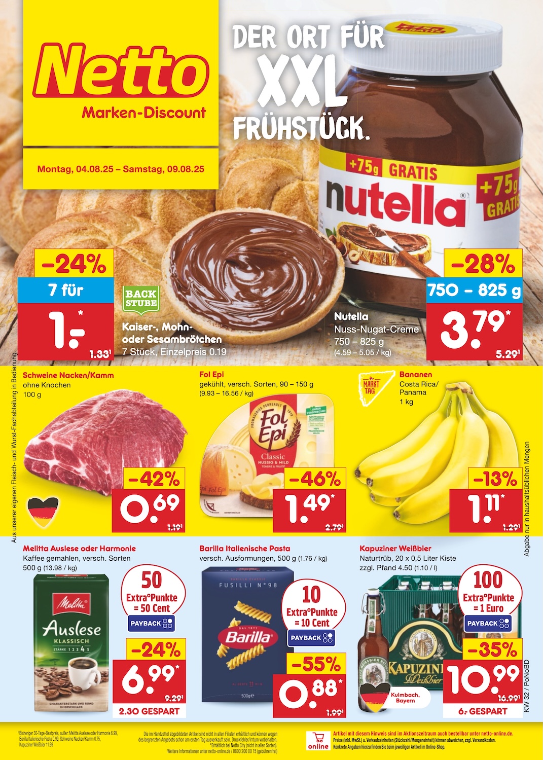Page 1 of leaflet Marken-Discount