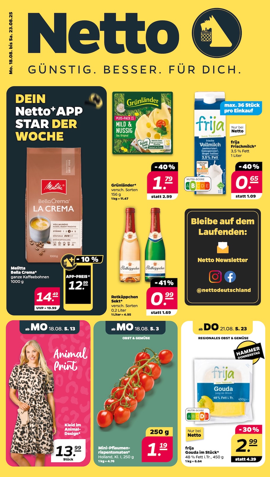 Page 1 of leaflet Aktueller Prospekt ab Montag
