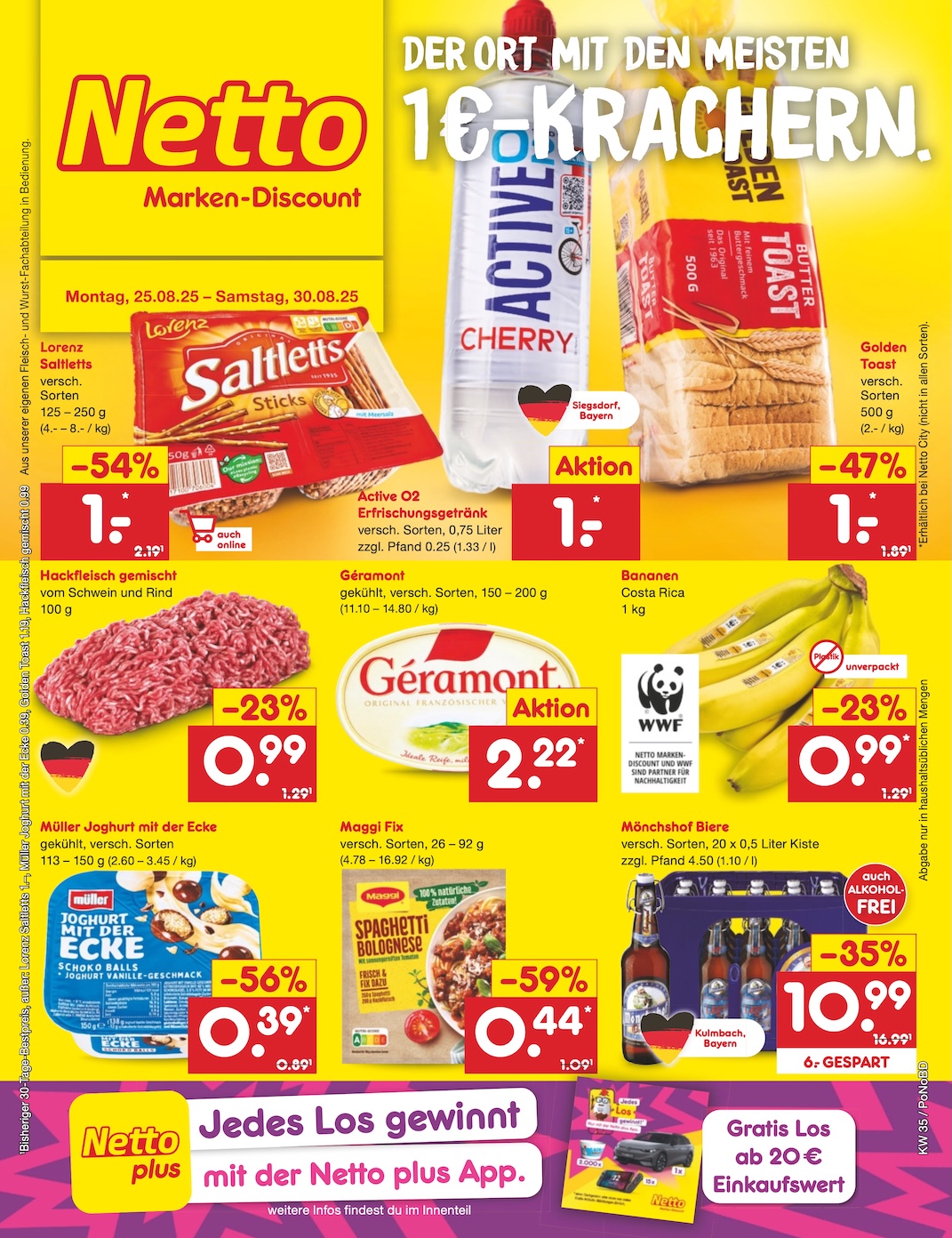 Page 1 of leaflet Marken-Discount