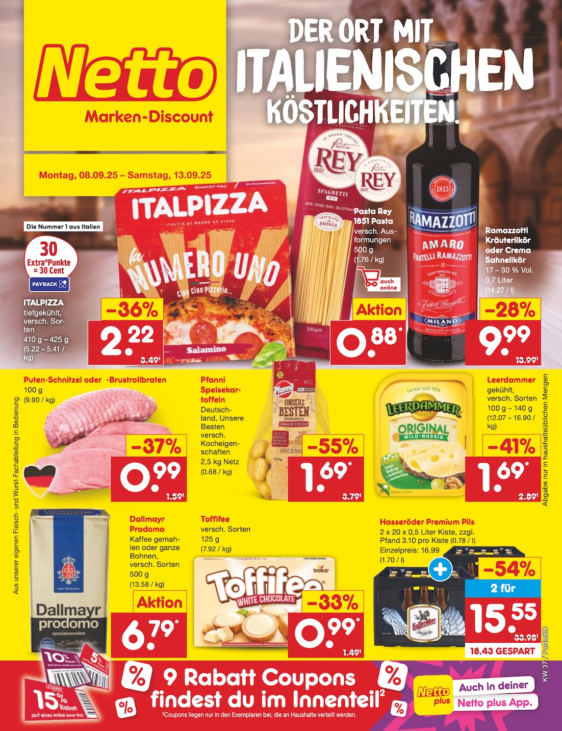 Page 1 of leaflet Marken-Discount