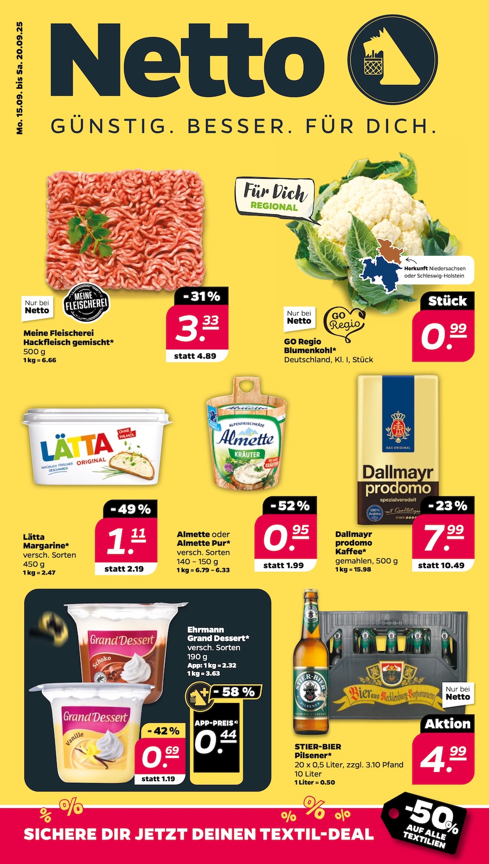 Page 1 of leaflet Aktueller Prospekt ab Montag