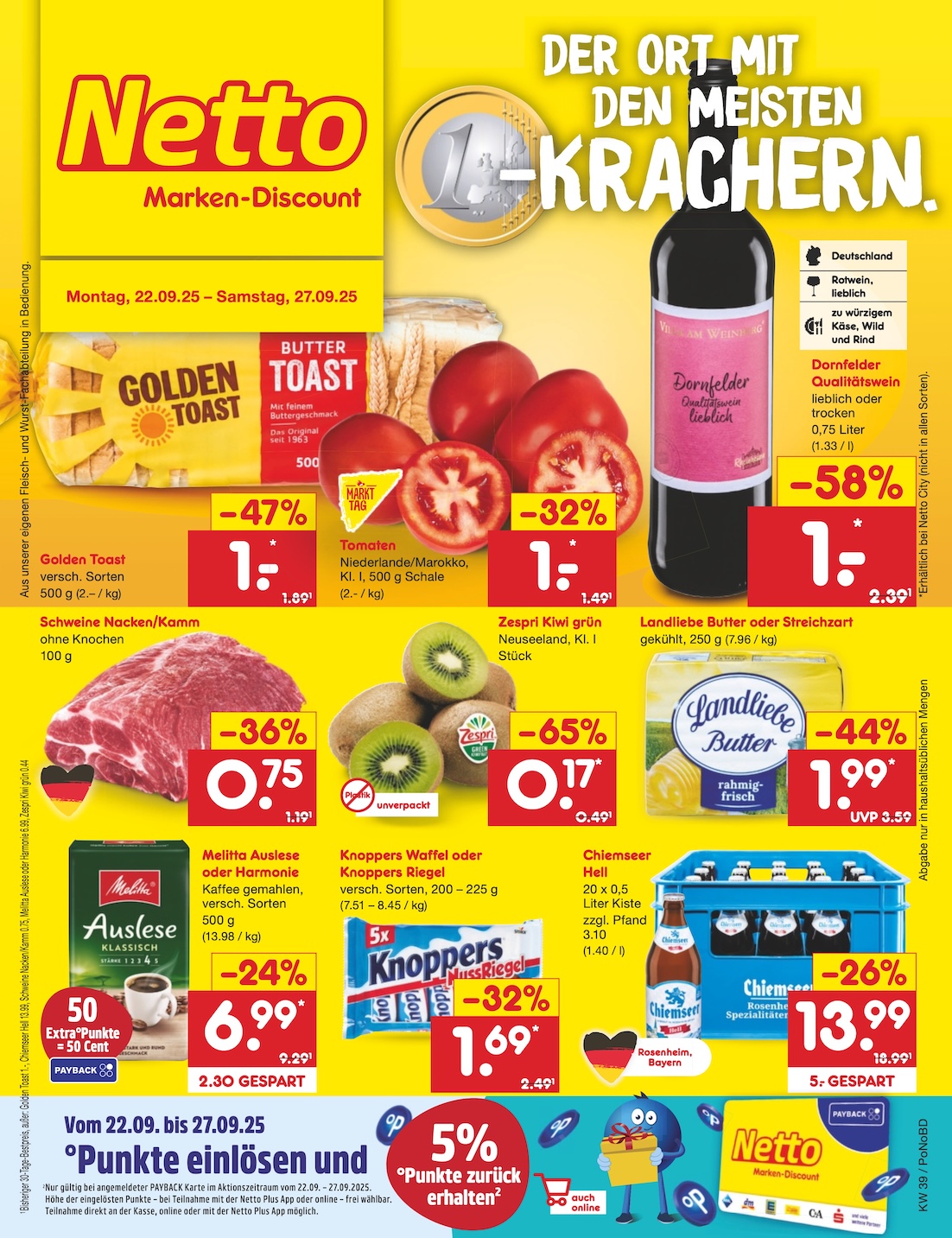 Page 1 of leaflet Marken-Discount