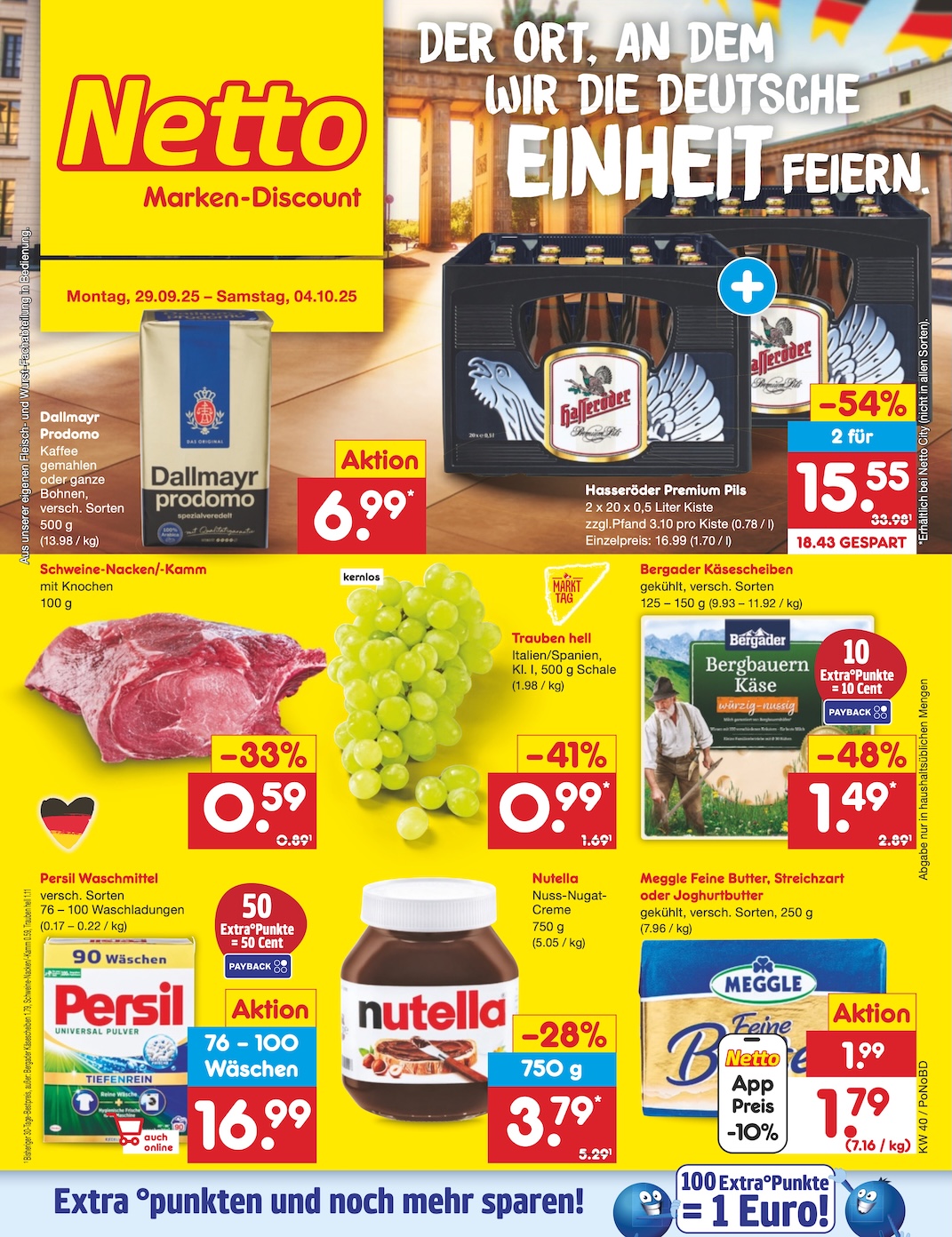 Page 1 of leaflet Marken-Discount