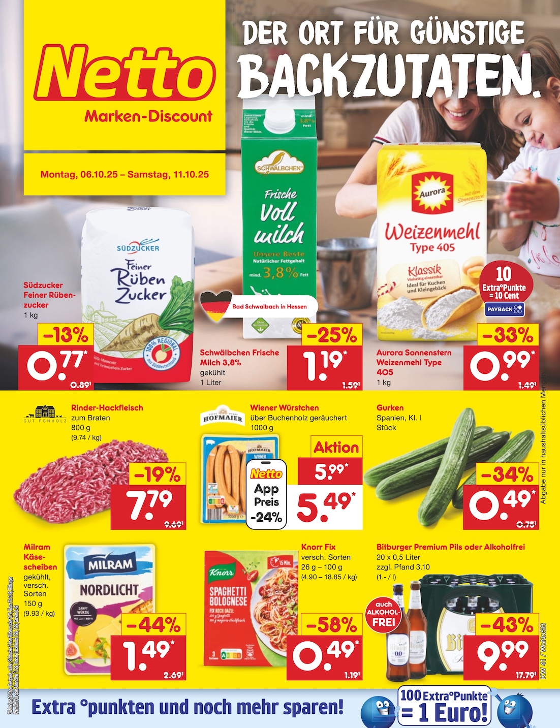 Page 1 of leaflet Marken-Discount