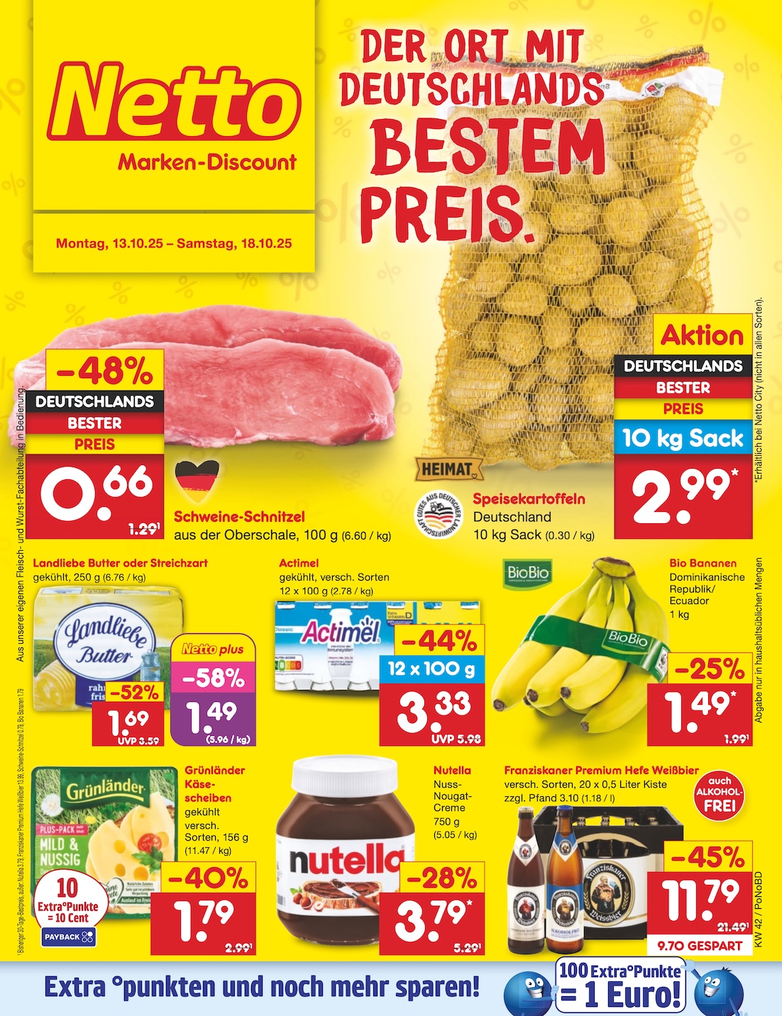 Page 1 of leaflet Marken-Discount