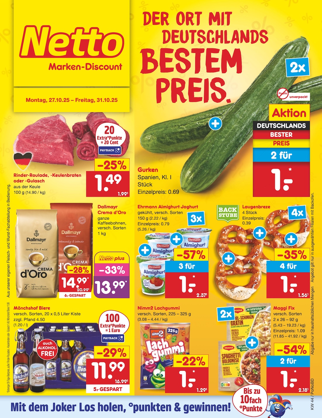 Page 1 of leaflet Marken-Discount
