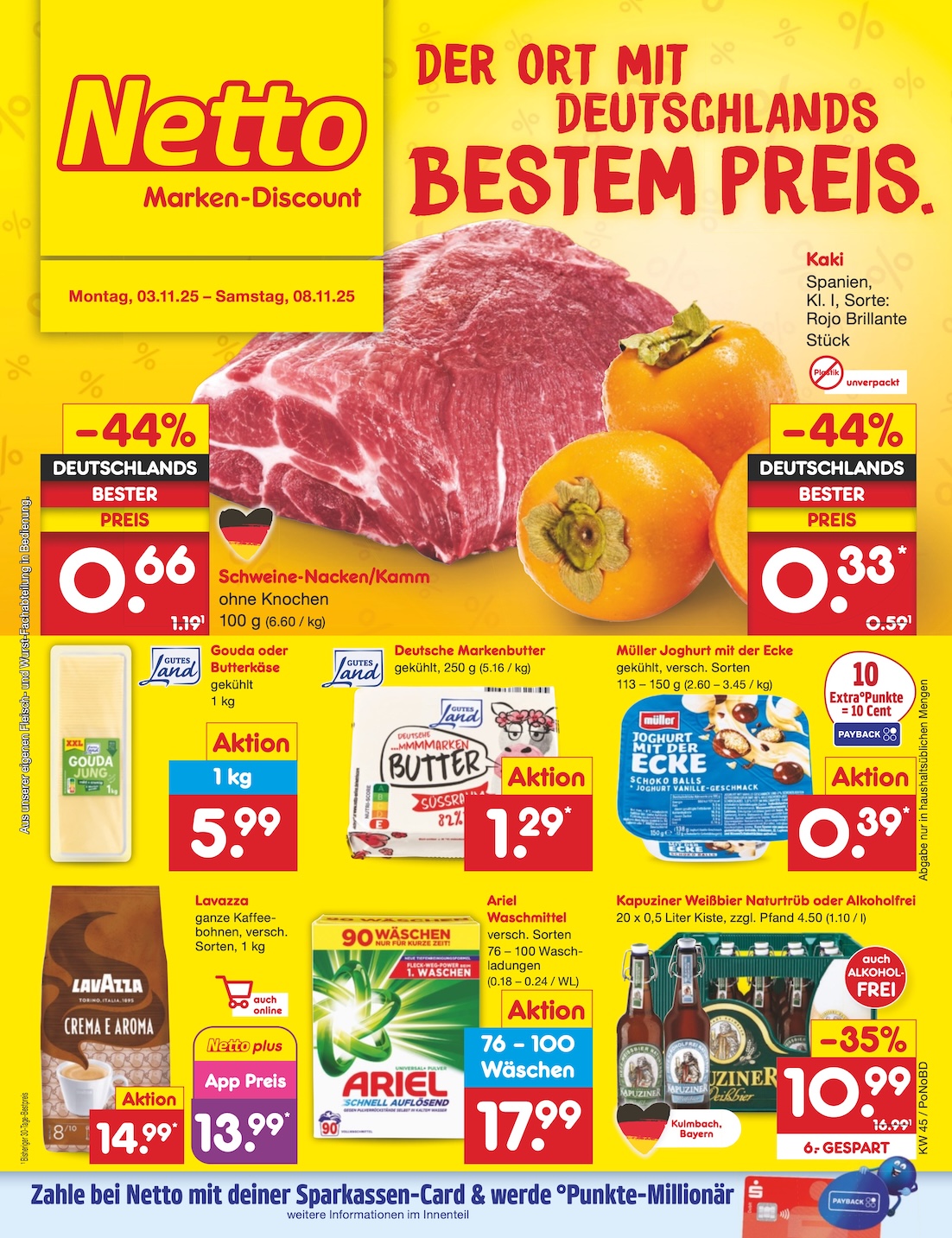 Page 1 of leaflet Marken-Discount