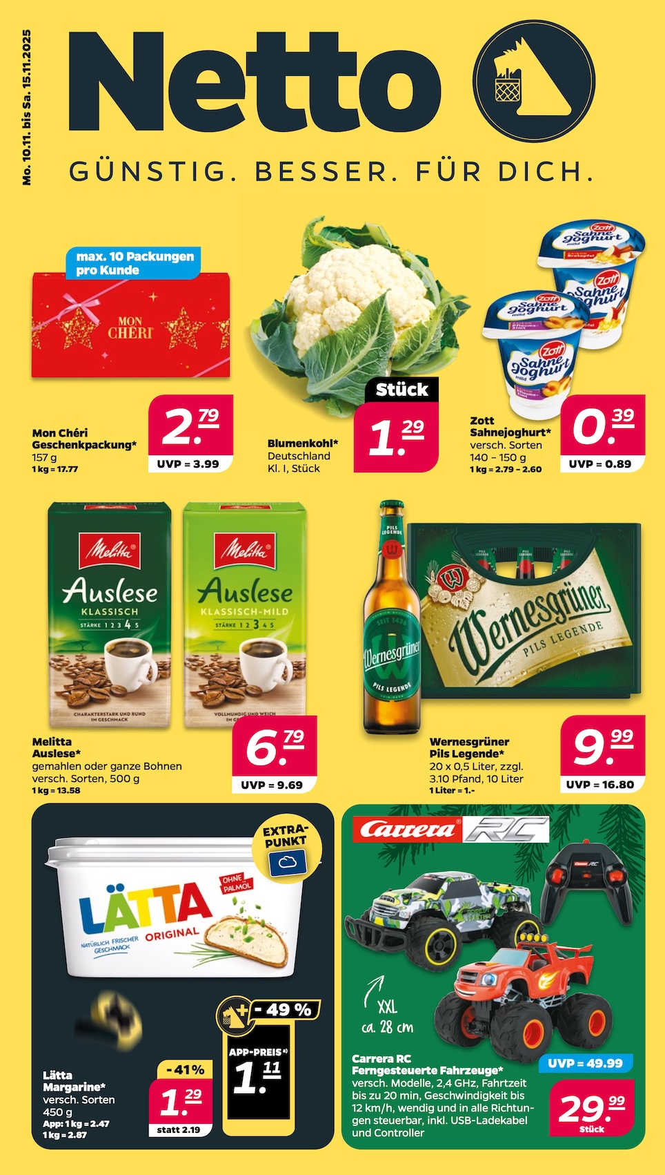 Page 1 of leaflet Aktueller Prospekt ab Montag