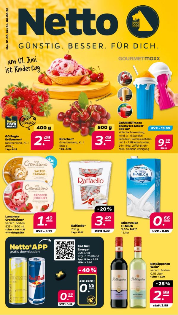 Page 1 of leaflet Aktueller Prospekt ab Montag