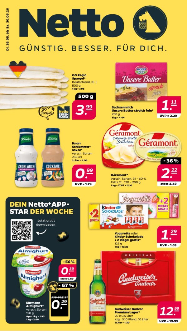 Page 1 of leaflet Aktueller Prospekt ab Dienstag