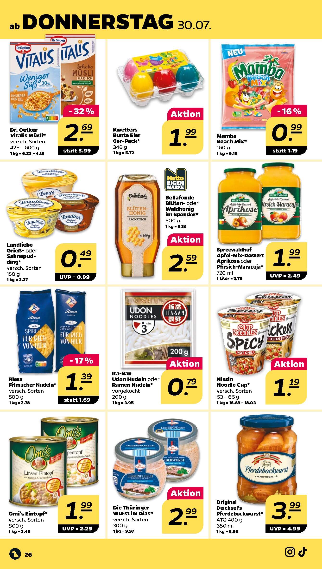 Netto Aktueller Prospekt ab Montag Seite 30